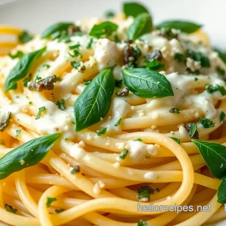Quick Creamy Pasta with Fresh Herbs