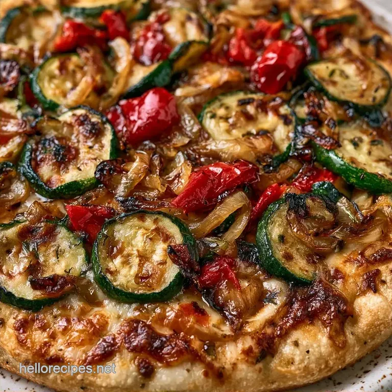 Quick Grilled Vegetable Pizza in 25 Minutes