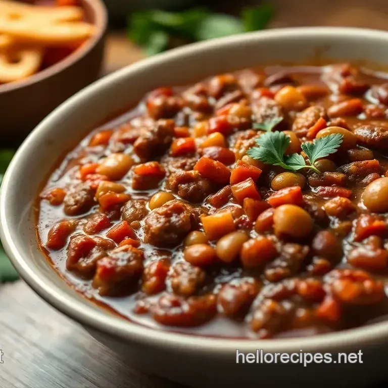 Quick & Hearty Chili: A Cozy Comfort Classic