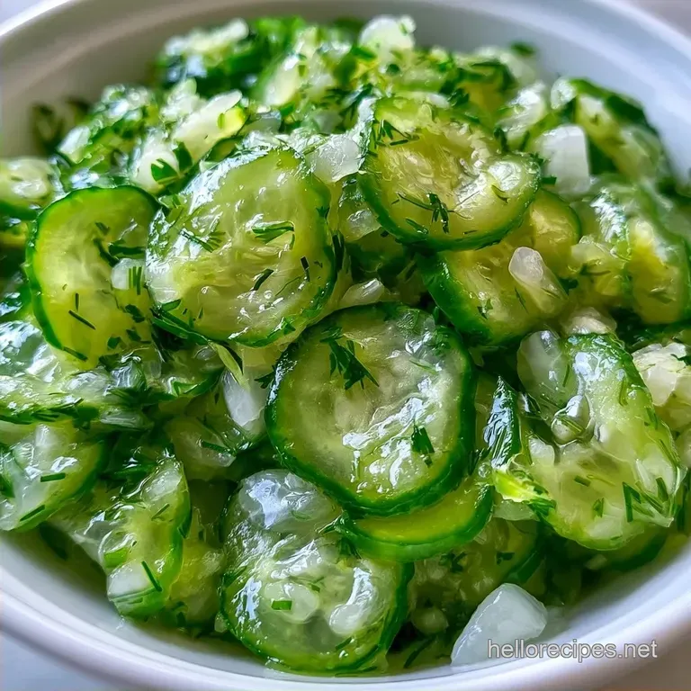 Refrigerator Pickled Cucumbers in 15 Minutes