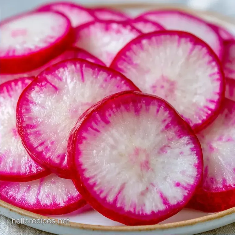 Crispy Quick Pickled Radishes