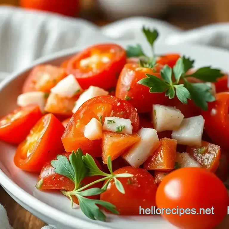 Quick Tomato Salad with Fresh Herbs