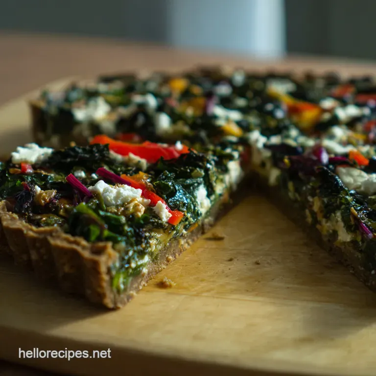 Rainbow Chard and Ricotta Tart with Lemon Zest