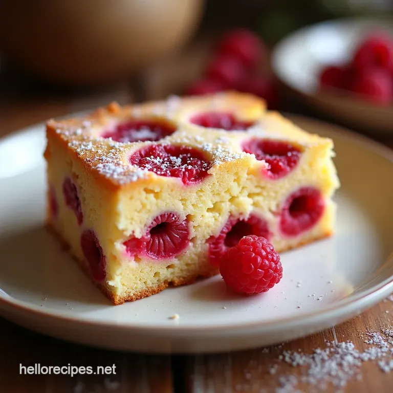 Raspberry Ripple Dream Cake presentation