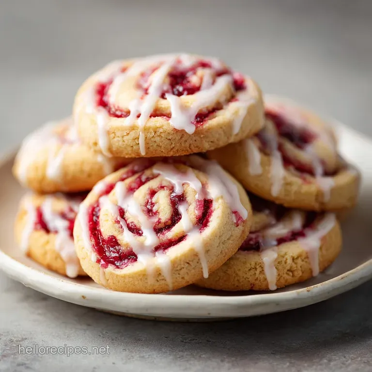 Raspberry Swirl Cookies Delight