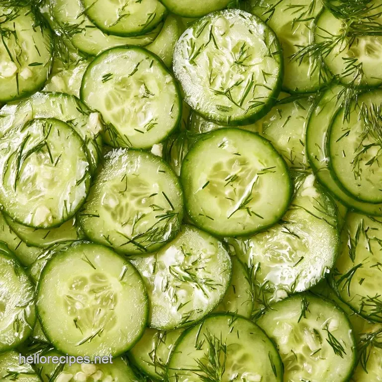 Vibrant green pickle spears neatly arranged on a white platter, garnished with fresh dill and red chili flakes.