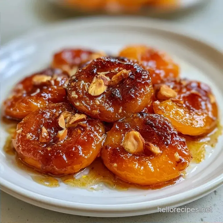 Roasted Apricots with Honey and Cinnamon
