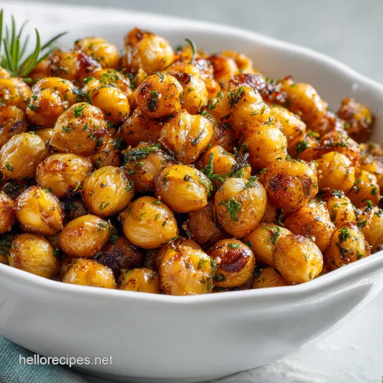 Vegetarian Snack Idea with Roasted Chickpeas