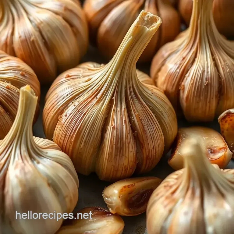 Roasted Garlic: Sweet Creamy Goodness presentation