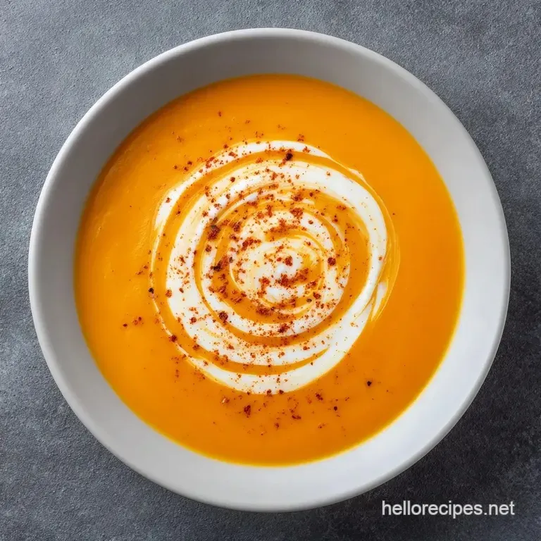 Roasted Sweet Potato Carrot Soup: Ultra-Creamy