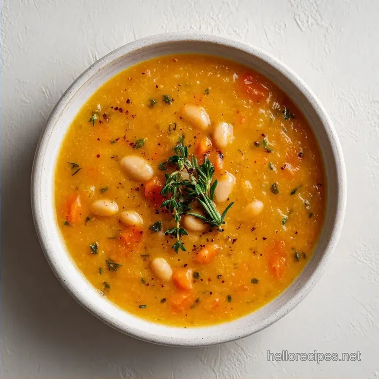 Roasted Vegetable Soup with Beans: Silky and Hearty