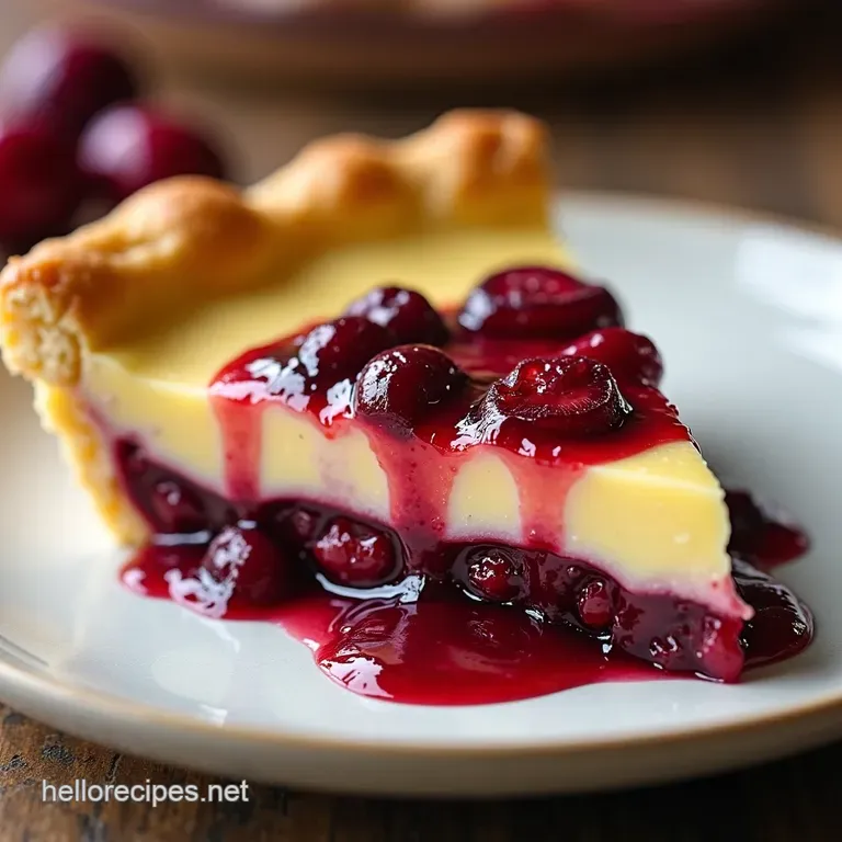 The Ruby Jewel Cranberry Custard Pie Recipe