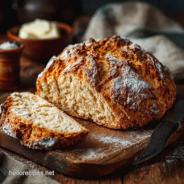 A Proper Loaf Chefs Rustic Irish Soda Bread presentation