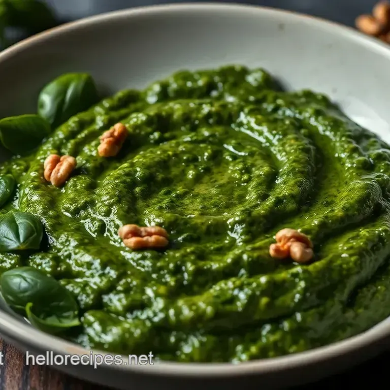 Rustic Walnut Pesto: A Nutty Twist on a Classic Italian Sauce