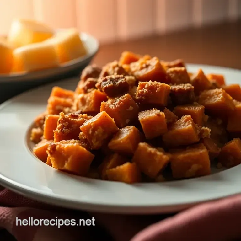 Ruth' s Chris Inspired Sweet Potato Casserole presentation