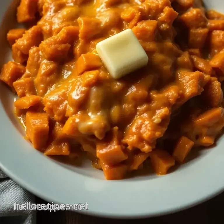 Ruth' s Chris Sweet Potato Casserole presentation