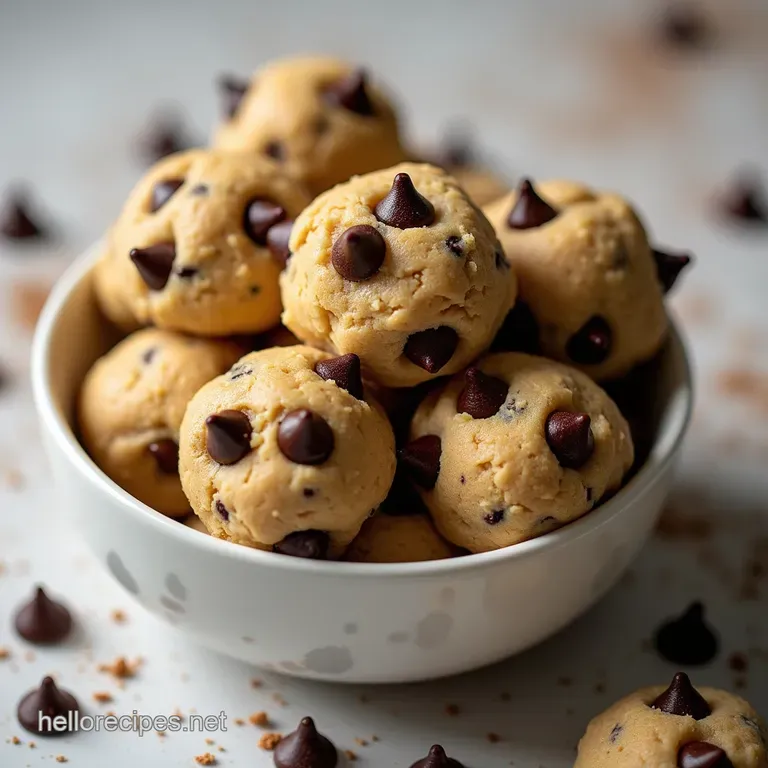 NoFuss NoBake Chocolate Chip Cookie Dough 100 Edible EggFree
