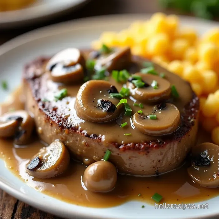 Salisbury Steak with Rich Mushroom Gravy