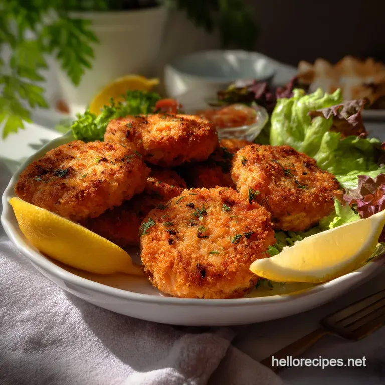 Salmon Croquettes with Panko and Cornmeal