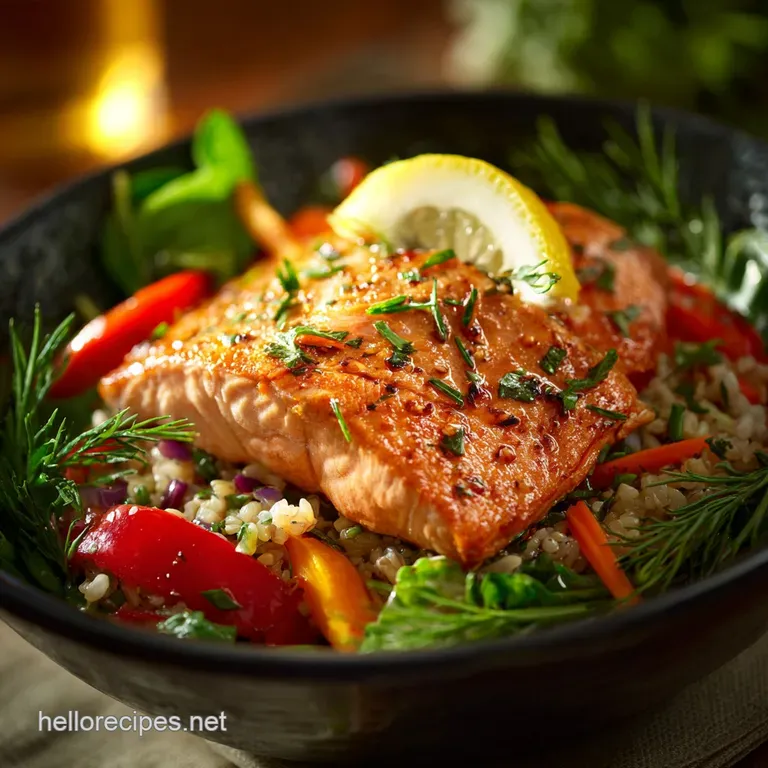 Healthy Gluten Free Recipes: Sea-Fare Bowl presentation