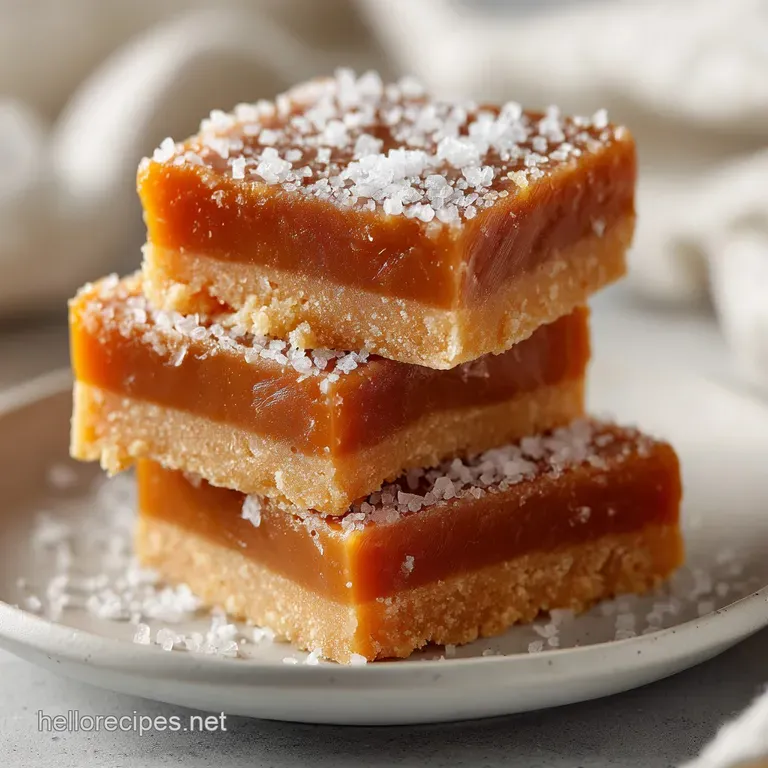 Salted Caramel Butter Bars