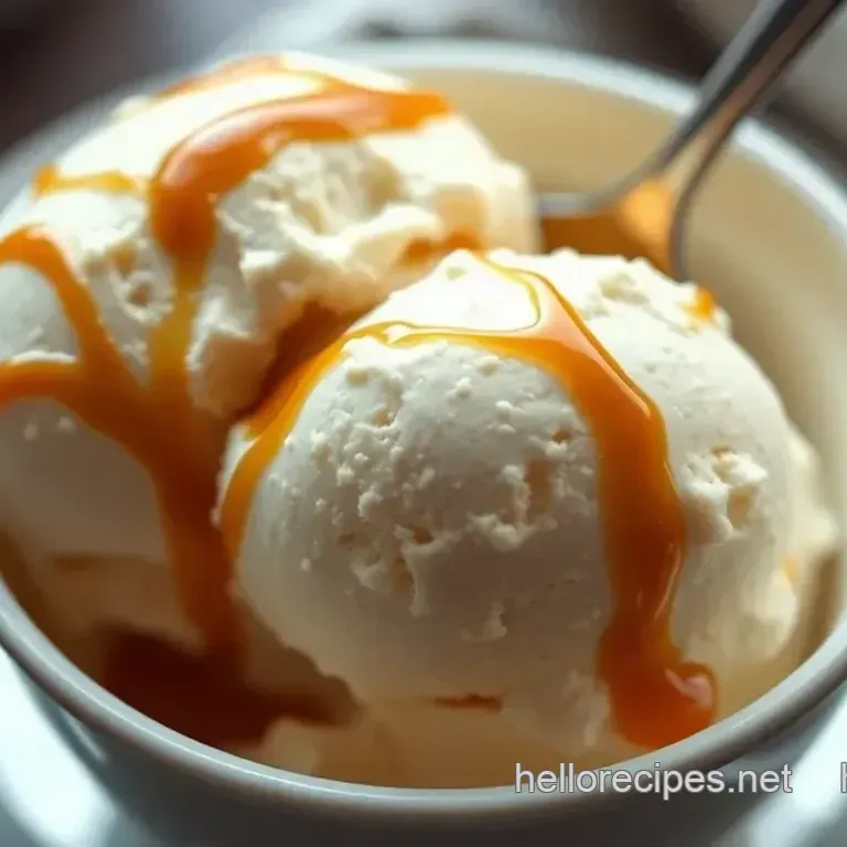Salted Caramel Swirl Ice Cream