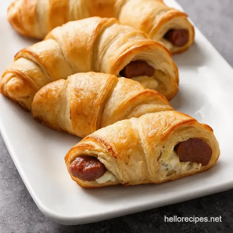 Sausage Cream Cheese Crescents The Perfect Appetizer or Midnight Snack