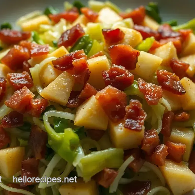My Family' s Favorite Brussels Cabbage Recipe: Sautéed with Bacon & Apple