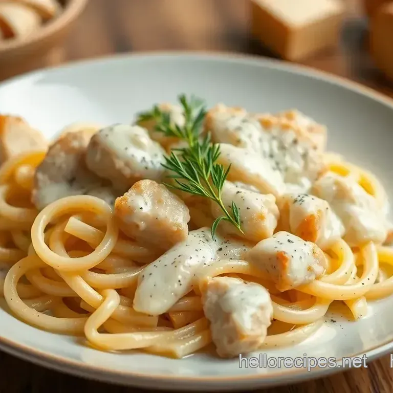 Sautéed Chicken Pasta with Creamy Sauce