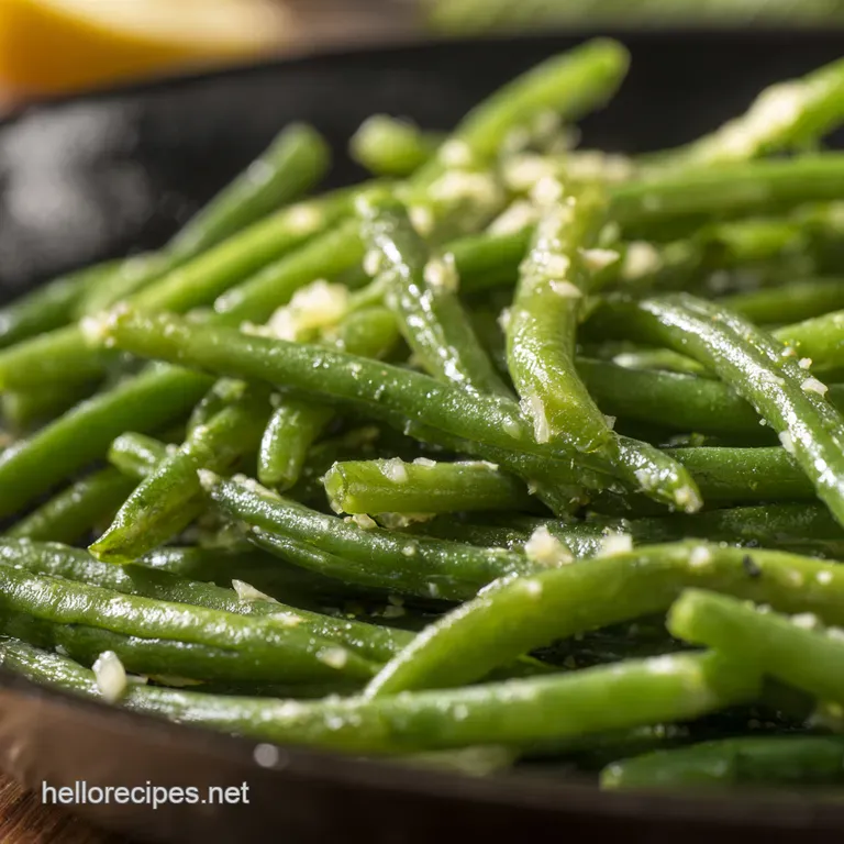 Sautéed Green Beans with Lemon and Garlic