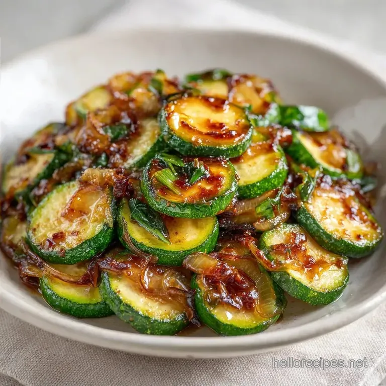 Saut&eacute;ed Zucchini: Golden and Tender