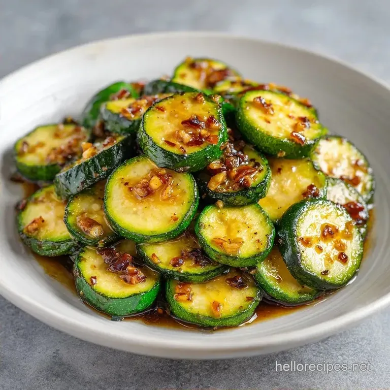 10 Minute Saut&eacute;ed Zucchini with Garlic: Golden & Crisp