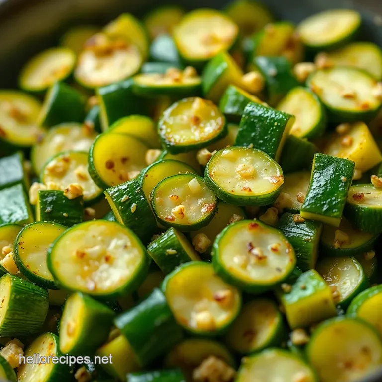 Sautéed Zucchini with Garlic Lemon & Herbs