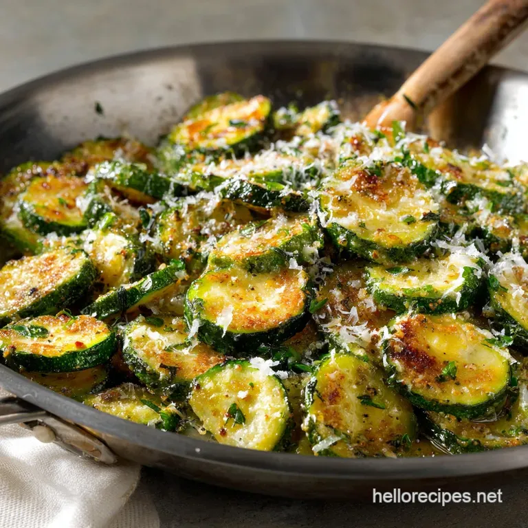 Sauteed Zucchini with Parmesan: the Quick Side Dish That Isnt Soggy presentation