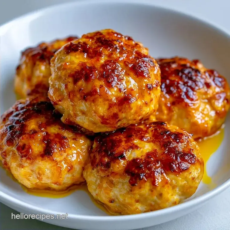 Apricot Chicken Meatballs: Savory Fusion