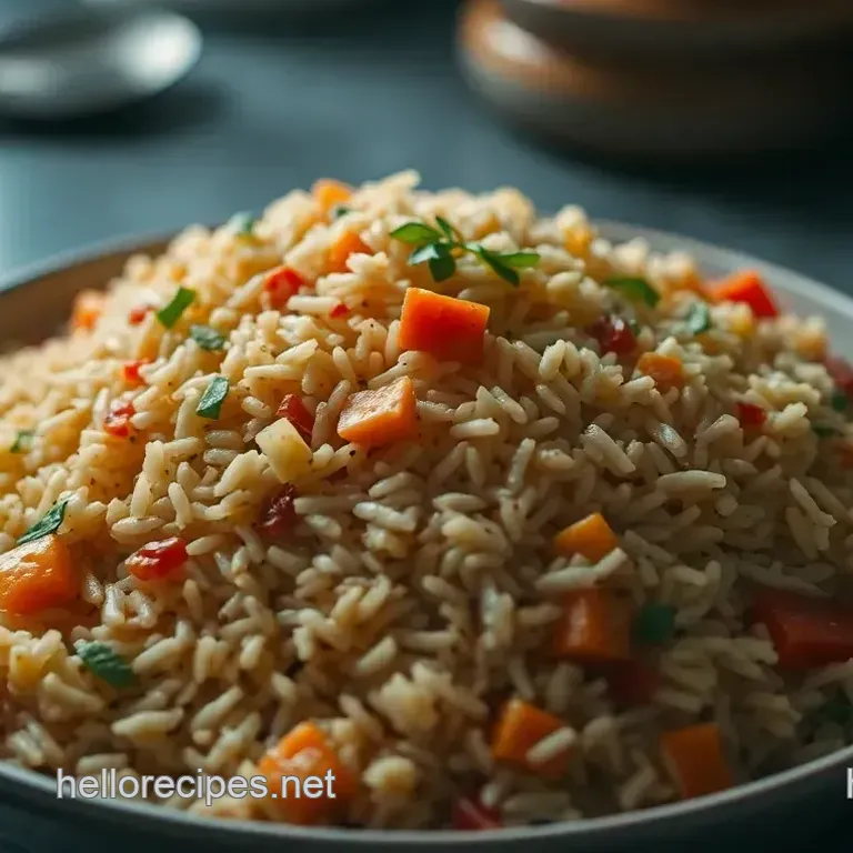 Savory Brown Basmati Rice Pilaf: A Fragrant Middle-Eastern Delight