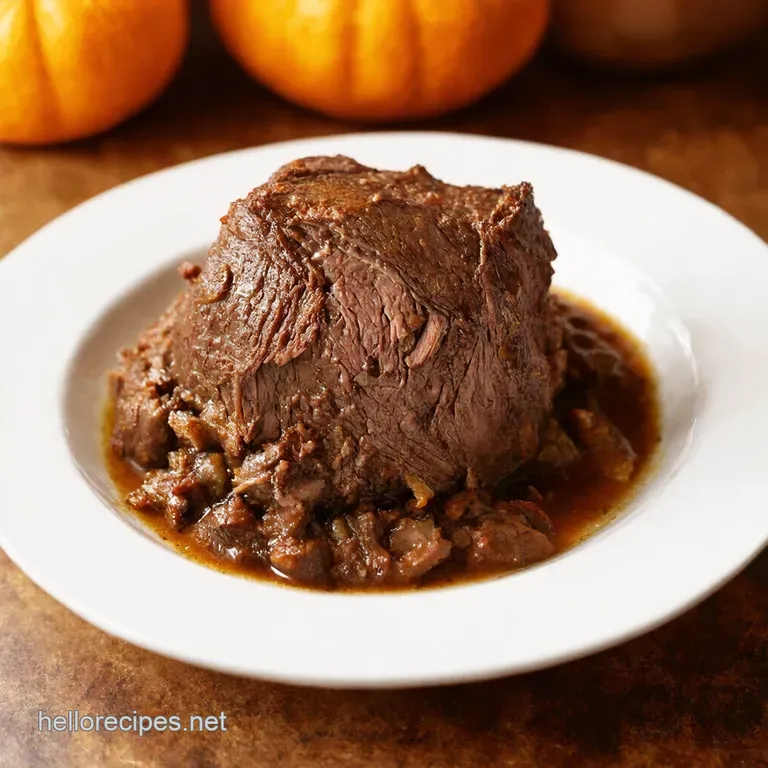 Savory Classic Pot Roast presentation