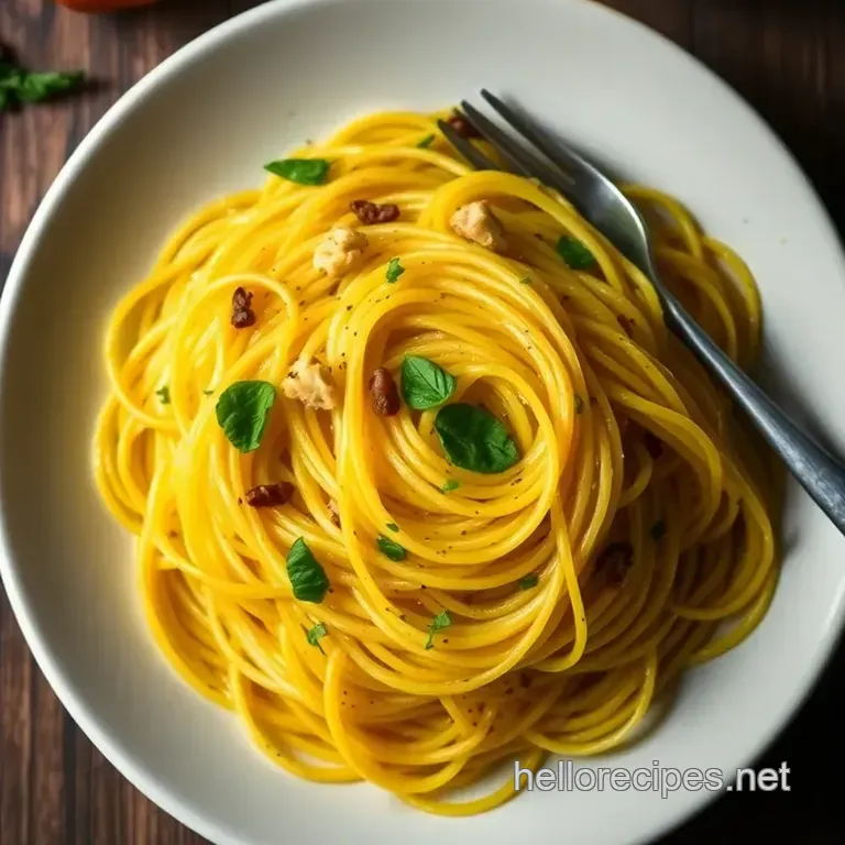 Savory Spaghetti Squash Delight presentation