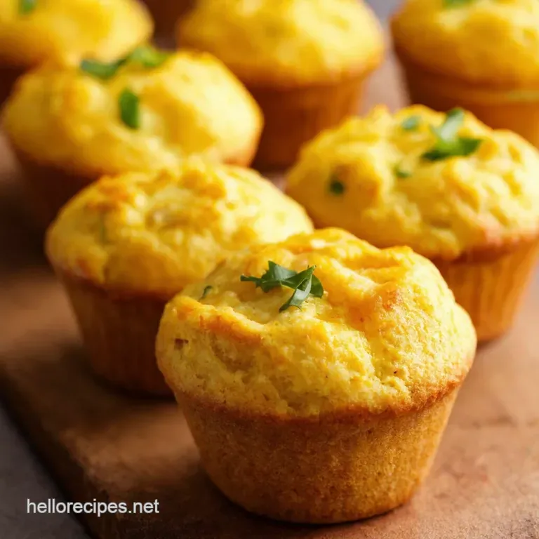 Savory Sunrise Egg Muffins presentation