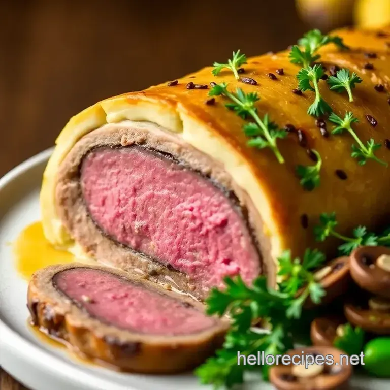 Sear Beef Wellington: A Delicious Classic presentation