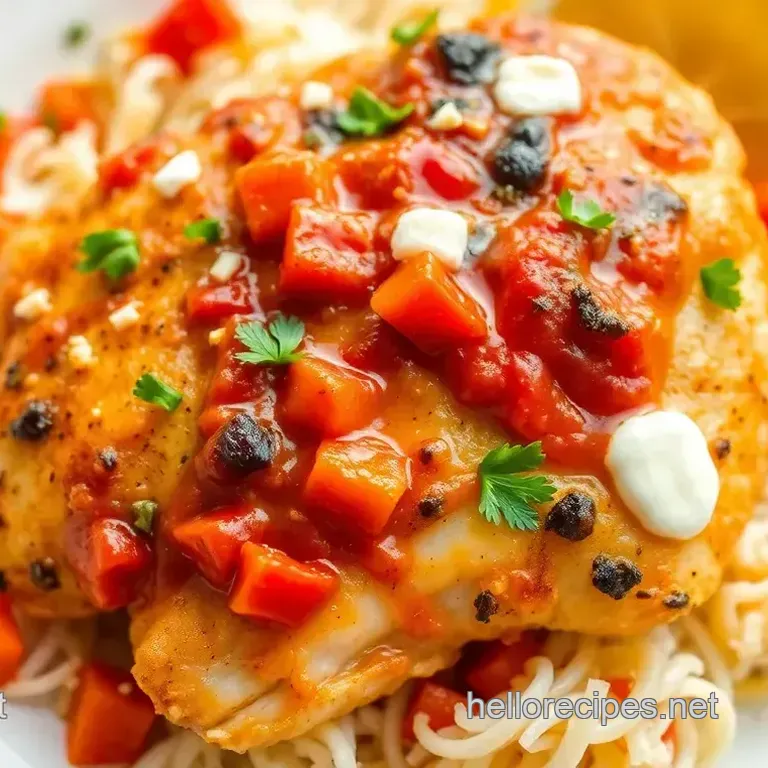 Sear Chicken with Piquante Peppadew Delight: A Zesty Culinary Adventure