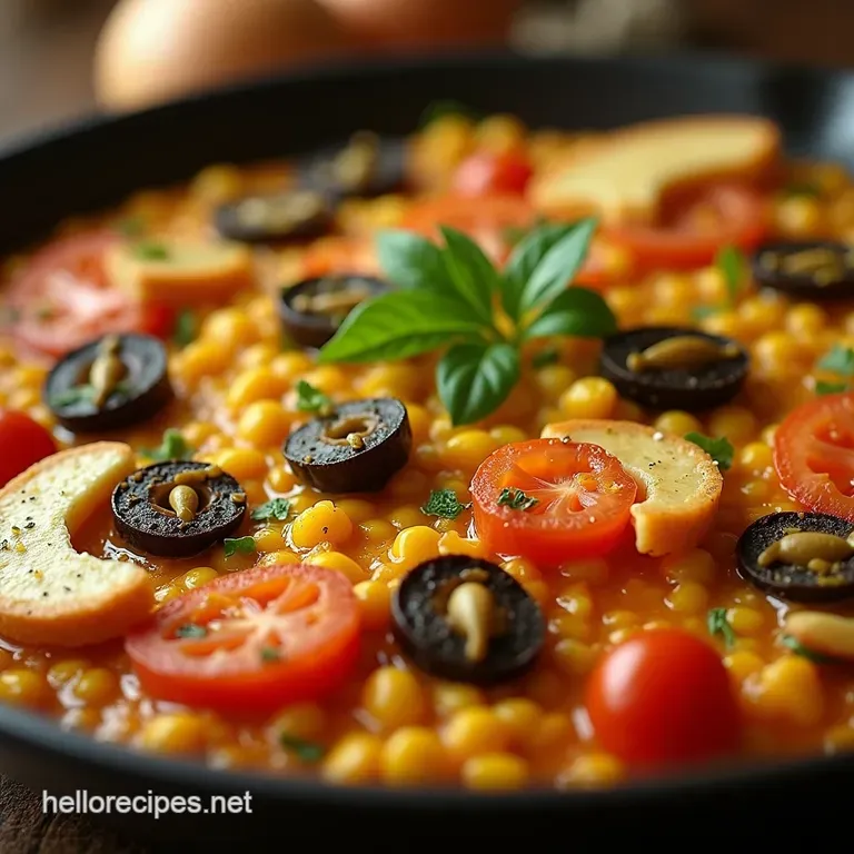 The Sundrenched Seaside Paella Authentic Spanish Flavour with the Perfect Socarrat presentation