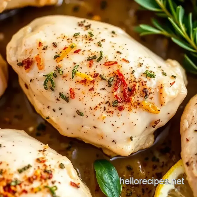 30-Minute Seasoned Lemon Herb Chicken presentation