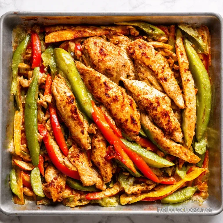 Sheet Pan Chicken Fajitas Zesty TexMex in Under an Hour