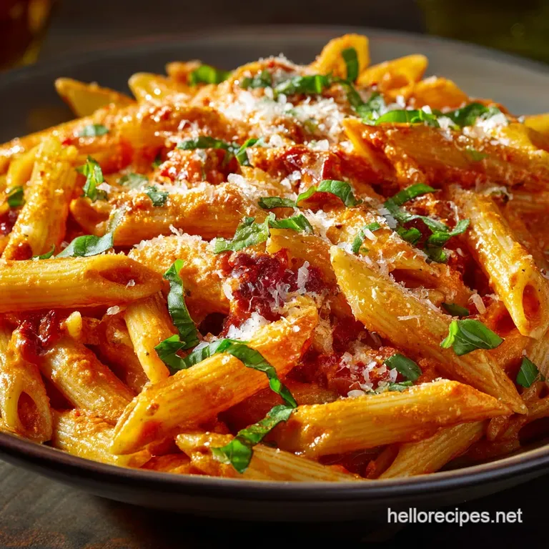 Penne Alla Vodka the Secret to Silky Restaurantquality Sauce presentation