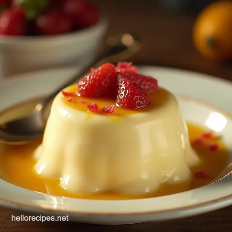 The Ultimate Silky Smooth Homemade Vanilla Pudding presentation