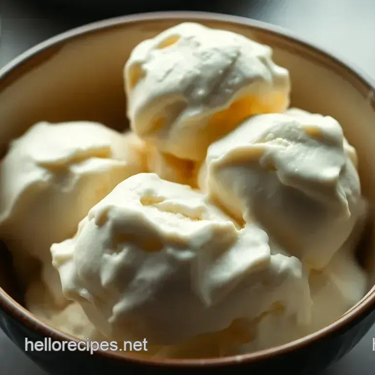 Silky Smooth Vanilla Bean Ice Cream