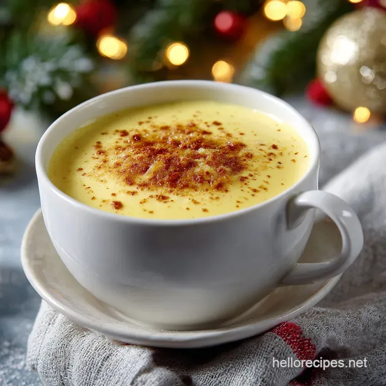 Eggnog: Silky Spiced Custard Recipe