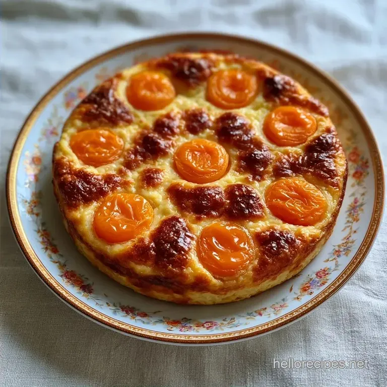 Simple Apricot Clafoutis: Golden and Baked