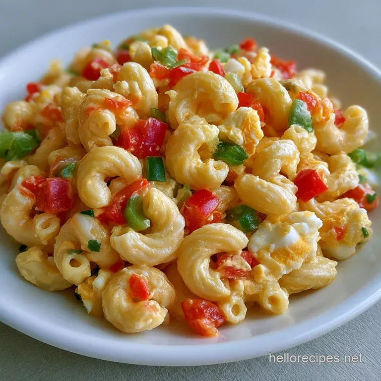 Simple Macaroni Salad: Creamy and Tangy